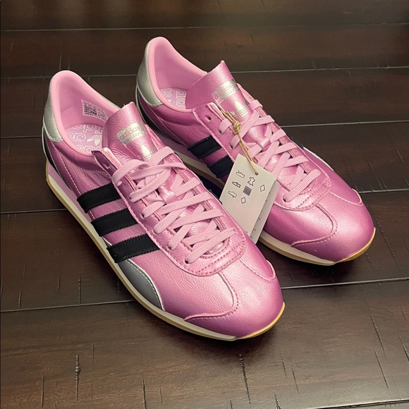 Adidas Country OG Shoes Sneakers JQ0566 new Lilac Silver Metallic Women’s Sizes - Picture 2 of 13